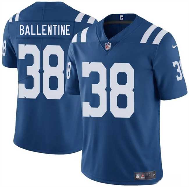 Men & Women & Youth Indianapolis Colts #38 Corey Ballentine Blue 2025 Vapor Limited Stitched Jersey,We sell and wholesale Men & Women & Youth Indianapolis Colts #38 Corey Ballentine Blue 2025 Vapor Limited Stitched Jersey on line form chian!